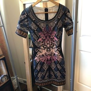 Baroque patterned dress